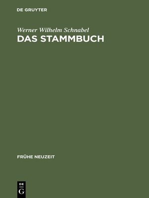 cover image of Das Stammbuch